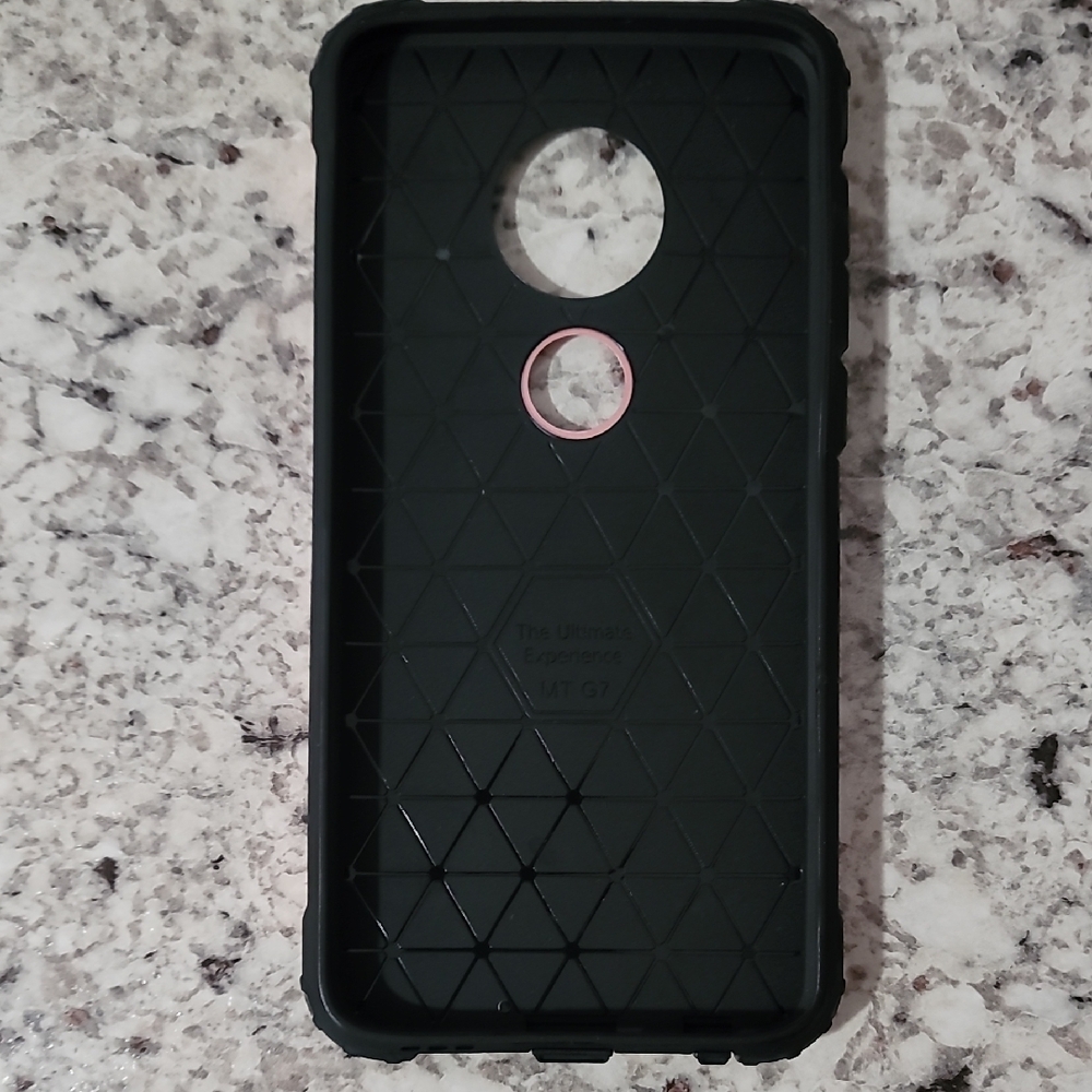 Durable Pink Phone Case Motorola Moto G7 - Picture 2 of 4